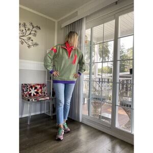 Peregrine Pullover Vintage ski sweater wool acrylic size L`